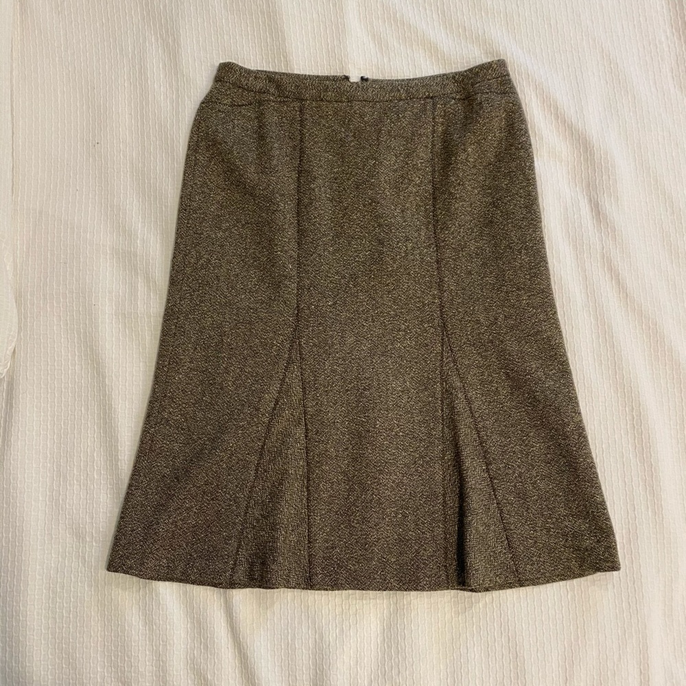 Ann Taylor below wool tulip skirt